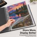 Removable Puzzle Binder, 28.3" x 20.5" Puzzle Book Holder for Puzzles for Adults Foldable 500-1000 Piece Jigsaw Puzzle Storage Folder Portfolio Holds 20 Puzzles, Puzzle Saver.