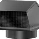 Roof Vent Cap 8 Inch Removable Roof Vent Dryer Vent Cap Attic Vent Cap with Damper