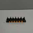 boen 3/8" Drive Universal Hex Bit Socket Set, 7-Piece Metric Impact Swivel Allen Bit Sockets, 360 Rotation Flexible Wobble Hex Bit Driver Socket Set, With Storage Rail, CR-MO Steel