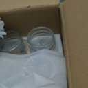 Mason Jars Centerpieces for Tables Bulk, 10 Set - Dusty Blue & White