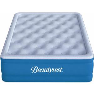 Beautyrest SensAir 20" Queen Air Mattress, Pump & Cool Vent Topper
