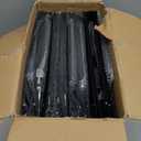 8 Pack Shoe Boxes Black Plastic Stackable, Large Shoe Storage Organizer,Drop Side Front Shoe Containers for Entryway,Sneaker Storage Fit up to US Size 13 for Men/Women(13x 10.6x 8.3)