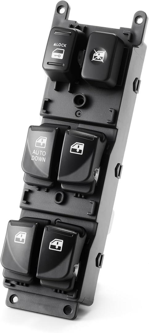 Master Power Window Switch for Hyundai Accent 2007 2008 2009 2010 Front Left Driver Side Electric Auto Window Switch Button,Door Lock Switch Window Control Rep# 935701E110 935701E111