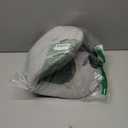 3 in 1 Back Massager, Electric Lumbar Support Pillow Heat Vibration Massage Lower Back Spine Decompression Device, Light Gray