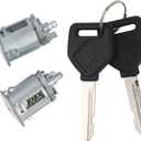 International Cab Door Lock Cylinder w/Keys for Left Driver & Right Passenger Door Handles Compatible with International Trucks Replaces 2506723C92 3606713C94 3546619C92