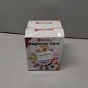 2 x 3 Pack Beginners Crochet Yarn, Yarn for Crocheting Knitting Beginners, Easy-to-See Stitches, Chunky Thick Bulky Cotton Soft Yarn for Crocheting (3x50g) (Gradient Blue)