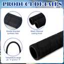 2 Pack Marine Fuel Fill & Exhaust Hose, 1.5" ID 48" Length PVC Flexible Hose, Heavy Duty for Boat Fuel Filler Neck & Exhaust System for Marine Applications
