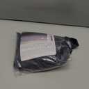 ChrisDowa Blackout Door Curtains for Doorway Privacy, Grommet Closet Curtains for Bedroom Closet Door, Thermal Insulated Temporary Doorway Cover Room Divider Drapes (1 Panel, Dark Grey, 34 x 80 Inch)