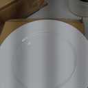 Melamine Beaded Dinner Plate Set of 6, 11inch, Basic White, BPA Free, Platter, Serving Dishes, Chip & Break Resistant, Lightweight, Melamine Dishes Set for Valentine's Day, Weddings & Everyday Meals