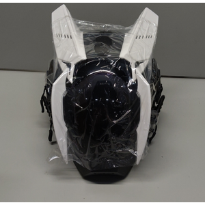 XYSaiXuan White Cyber Mask Helmet Cosplay Costumes Full Face Techwear Punk Mask Halloween Party Mecha Costumes Cool