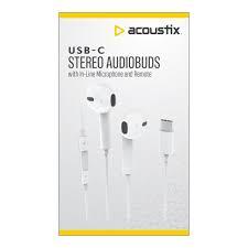 Acoustix USB C Stereo Earbuds