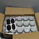 Accguan 16oz Glass Mason Jars with Regular Airtight Lids Ideal for Jam,Honey,Shower/ Wedding Favors, Clear, 15 pack