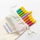 The Dreidel Company Hanukkah Children Wooden Chanukah Menorah with Removable Candles (Single)