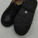 DADAWEN Toddler Boys Girls Classic Lace-Up Dress Shoes Oxfords Wedding Church School Uniform Shoes Black US Size 8 M Toddler