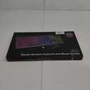 Wireless Keyboard and Mouse Combo, RGB Backlit, Rechargeable & Light Up Letters, Full-Size, Soft Typing, Sleep Mode, 2.4GHz Quiet Keyboard Set for Mac, Windows, Laptop, PC, Trueque (Black)