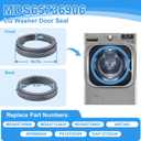 UPGRADED MDS65736906 MDS65736901 Washer Door Boot Gasket Compatible with LG Washer Door Seal WM4370HKA WM4370HWA WM4270HWA Door Gasket, MDS47123620 Kenmore Washing Machine Door Boot Seal Parts