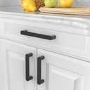 Asidrama 10 Pack 5 Inch(128mm) Matte Black Kitchen Cabinet Handles, Cabinet Pulls Kitchen Cabinet Hardware for Cupboard Drawer Pulls