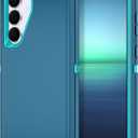 I-HONVA for Samsung Galaxy S25 FE Case Shockproof Dust/Drop Proof 3-Layer Full Body Protection [Without Screen Protector] Rugged Heavy Duty Cover Case for Galaxy S25 FE 6.7",Turquoise