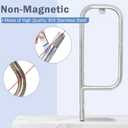 Criditpid 41862 Grill Burner Tube for Weber Q200, Q220, Q2000, Q2200,396000, 396001, 396002, 566002, 53060001, 20.5 Inch 304 Stainless Steel Burner Tube Pipe Replacement Parts for Weber 69956, 60041