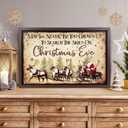 Christmas Mantle Table Centerpieces May You Never Be Too Old to Search The Skies on Christmas Eve Santa Claus Reindeer Wall Art Decor Aesthetic Pictures Wall Decor for Bedroom