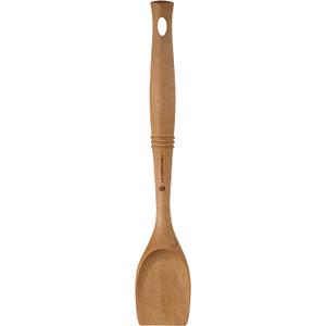 Le Creuset Revolution Scraping Spoon, 12.5" x 2.5", Wood