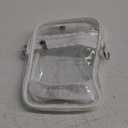 PACKISM Clear Bag for Stadium Events - Clear Purses for Women Stadium Crossbody Messenger Bag for Concerts Sporting Events