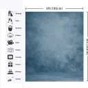 6x8ft Abstract Blue Portrait Backdrop Solid Color Photography Background Baby Headshots Photocall Adult Child Travel Family Newborns Party Decoration Studio Props