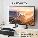 XINLEI Universal Table Top TV Stand for Most 22 to 65 inch LCD LED Plasma Flat Screen TVs, Height Adjustable Leg TV Replacement Stand, Max VESA 800x500mm, Support up to 120lbs ML1760E