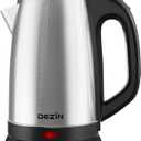 Dezin Electric Tea Kettle for Boiling Water, 2.5L Large Hot Water Boiler, Stainless Steel Fast Boil Water Heater, Electric Water Pot with Auto Shut-Off and Boil-Dry Protection 10 Cups for Family Use