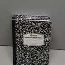 Composition Notebook Wide Ruled Pack of 5, 200 Pages (100 Sheets), 9-3/4 x 7-1/2, Back to School Supplies, Notebooks for School, Office Supplies, Notebooks for Work, Wide Ruled Notebook
