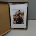 Heimlove 8x12 Aluminum Metal Frame, Black Photo Frame 6x8 with Mat or 8x12 Without Mat for Table Top Display and Wall Mounting, Wall Hook Hanging Hardware Included