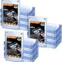 25 Pieces Acrylic Card Holder Screw Trading Card Protector 35 PT Clear Protectors for Baseball Football Sports Game Cards Storage and Display
