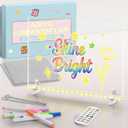 Led Drawing Board Gifts for Teenage Girls Christmas Birthday Gift - Light up Message Board with Stand Markers