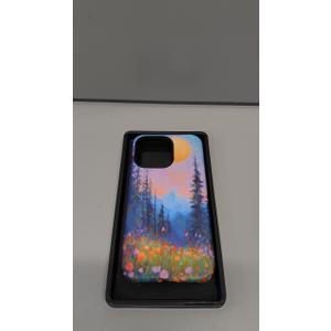 for iPhone 13 Pro Case, Wireless Charging Compatible, Dual-Layer Protection with Stylish Wildflower Design, Soft Silicone + Hard Shell, Cute Phone Cover for Women - Twilight Mountain Floral