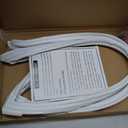 Upgraded W10830189 Refrigerator Door Seal Replacement Compatible with KitchenAid Kenmore Whirlpool Fridge Door Gasket WRF535SMBM00 GX5SHDXVQ00 Refrigerator French Door Seal W10137006 W10163894 White