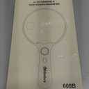 Large Magnifying Glass with Light, Magnifier 10X 20X 45X Handheld Illuminated Lighted Magnifier with 3 LED Lights 1UV Light Storage Bag Clean Cloth for Seniors Reading Inspection (Black)