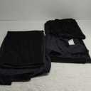 NICETOWN Black Velvet Curtains 84 inch Long for Bedroom Rod Pocket Blackout Panels, Solid Heavy Matt Drapes/Window Treatments for Home Theater, Boys Room (2 Panels, 52 x 84)