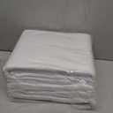 Amazon Basics 4 Piece Comfortable Cotton Jersey Bed Sheet Set, Includes Soft Flat and Fitted Sheets, Pillowcase, Queen, White, Solid