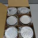 HOXHA 6 Pack Glass Regular Mouth Mason Jars, 8 oz Clear Glass Jars with Lids for Sealing, Canning Jars for Food Storage, Overnight Oats, Dry Food, Snacks, Candies, Jam, Honey