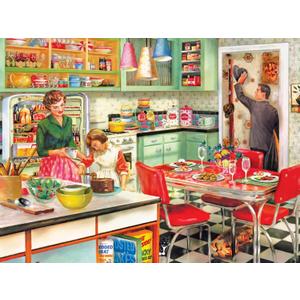 RoseArt - Puzzle Collector - Baking with Mom - 500 Piece Jigsaw Puzzle for Adults