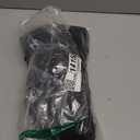 Genina Waterproof Dining Room Chair Cover Set of 6, Stretch Jacquard Seat Covers for Dining Room Chairs, Kitchen Parsons Chair Covers Slipcover Protector (Black)