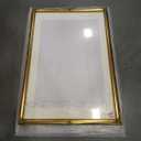 Vintage Gold Ornate Baroque Carved Wood Picture Frame with Mat (26*38 inch)