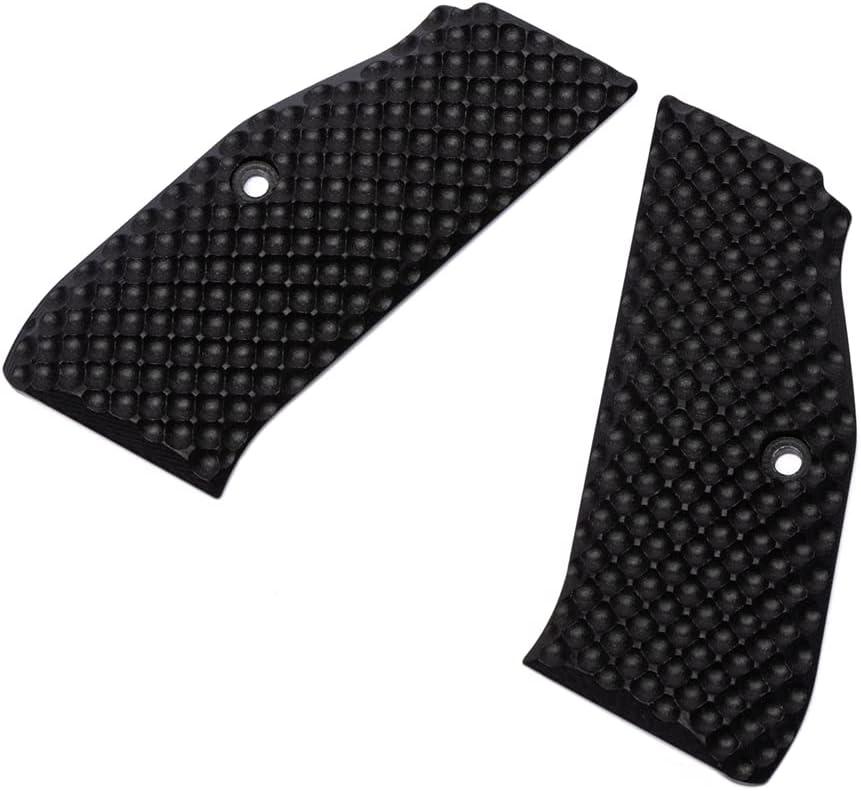 Guuun G10 Grips for CZ Shadow 2 / CZ-75 Palm Swell Tactical Dimple Texture (Black)