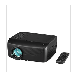 GPX - Mini Projector with Bluetooth & DVD Player - Black