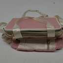 LOKASS Lunch Box for Women, 16L, Double Deck Expandable Insulated Lunch box For Adults/Women Thermal Large Waterproof Leakproof Cooler Bag with Shoulder Strap - Light Pink
