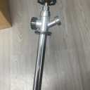 12 Inch Anti-Siphon Frost Free Sillcock, 1/2 Inch Push Fit X 3/4 Inch Hose Bibb, Chrome Plated Brass Body