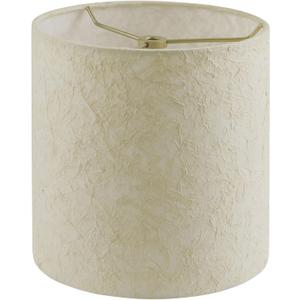 Aspen Creative 31237 Transitional Drum (Cylinder) Shaped Spider Construction Lamp Shade in Parchment, 8" Wide (8" x 8" x 8")