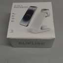 Wireless Charging Station, 3 in 1 Fast Wireless Charger Stand for Multiple Devices Apple Watch Ultra Series 11 10 9 8 7 6 SE 5 4 3 2, iPhone 17 16 15 14 13 12 11 Pro Max/Plus/Air/X/XS/XR/SE, Airpods (White)