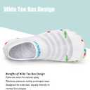 TOLLN Quick-Dry Barefoot Water Shoes for Men, Women & Youth  Versatile Aqua Socks for Beach, Pool, Kayaking, Hiking, Surfing, Yoga & Outdoor Sports (8.5 Women/7.5 Men, White)