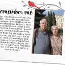 Memorial Picture Frame Gifts,Sympathy Gift for Loss of Loved One,Bereavement Grief Condolence Remember Me Photo Frame 4 x 6 Inch